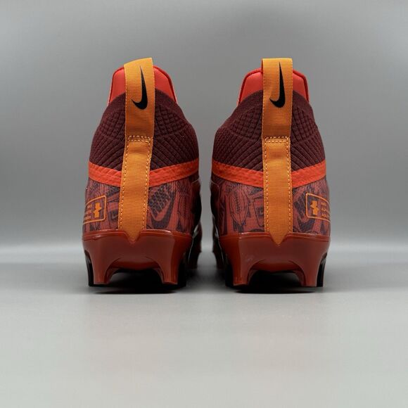 Nike Alpha Menace 4 Elite NRG Red Orange Football Cleats Size 9 FQ4046-600 - Picture 5 of 9